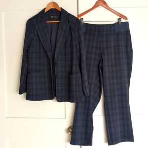 DG2 blue plaid relaxed suit L.